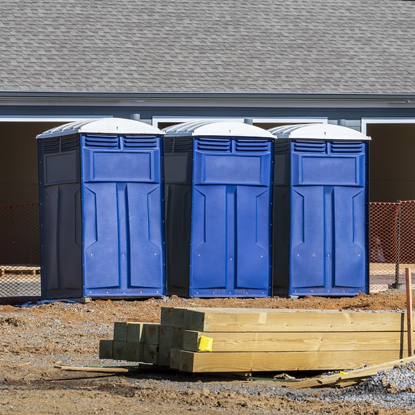 what is the maximum capacity for a single porta potty in Morehouse MO